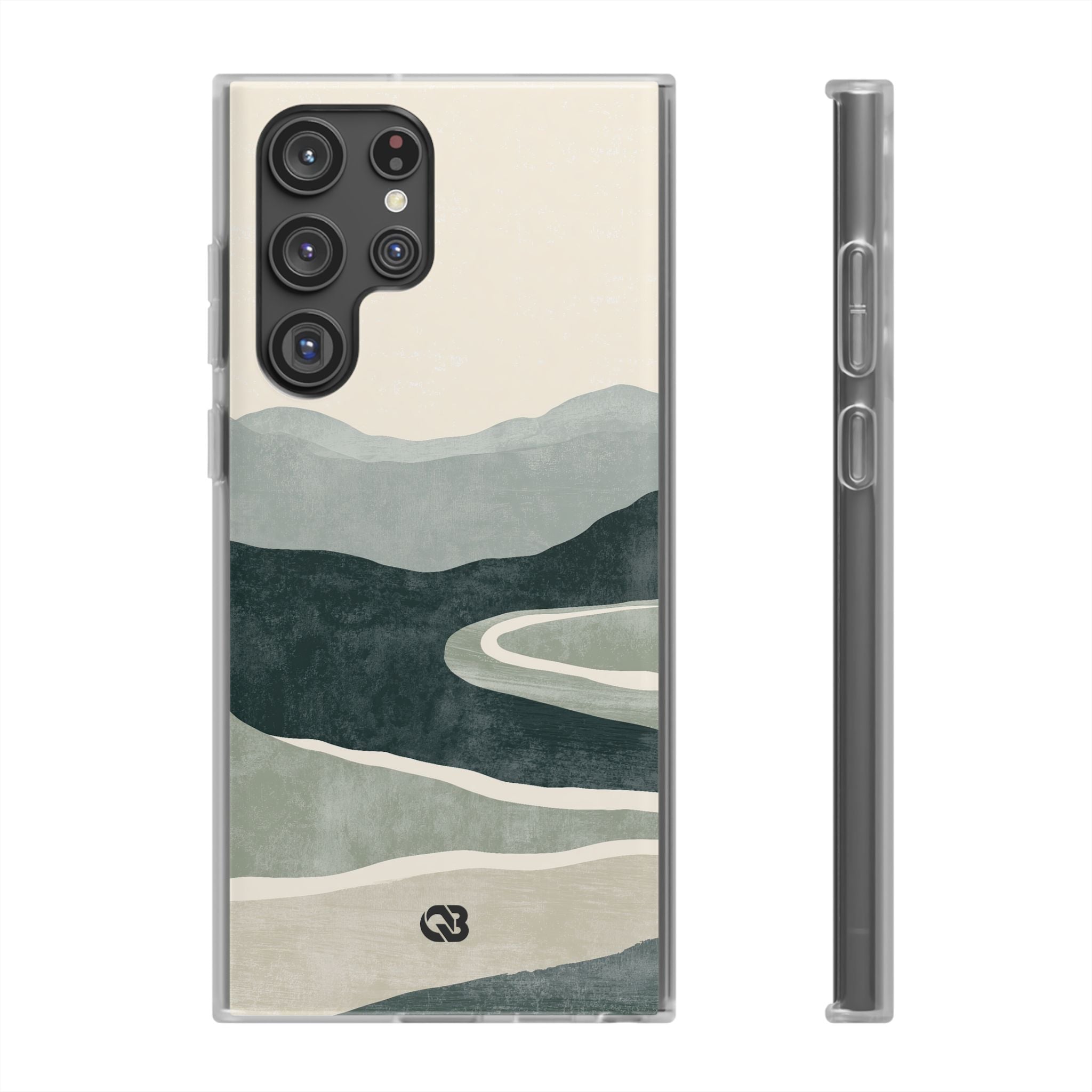 Green Lite Phone Case for Samsung - Misty Sage Valley
