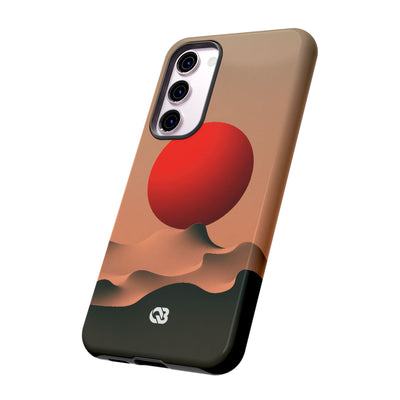 Crimson Sol Ridge · Tough Phone Case for Samsung · Red