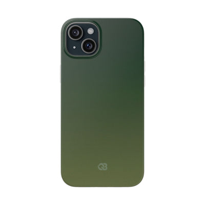 Green Lite Phone Case for iPhone - Shadow Moss Grain