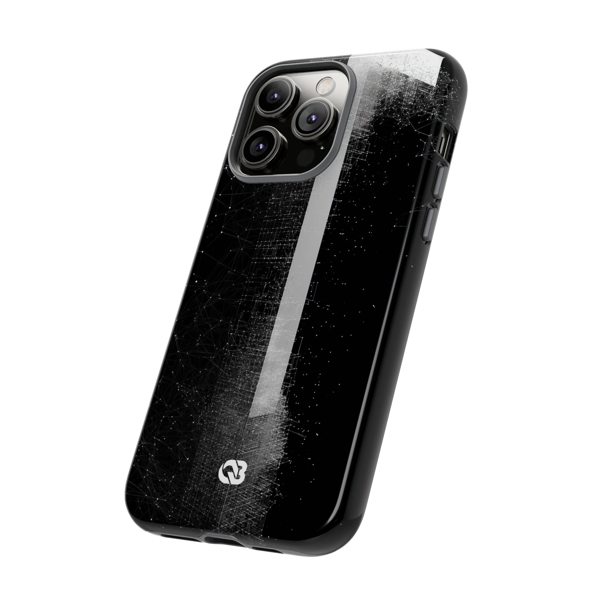 Black Tough Phone Case for iPhone - Vector Core Monolith