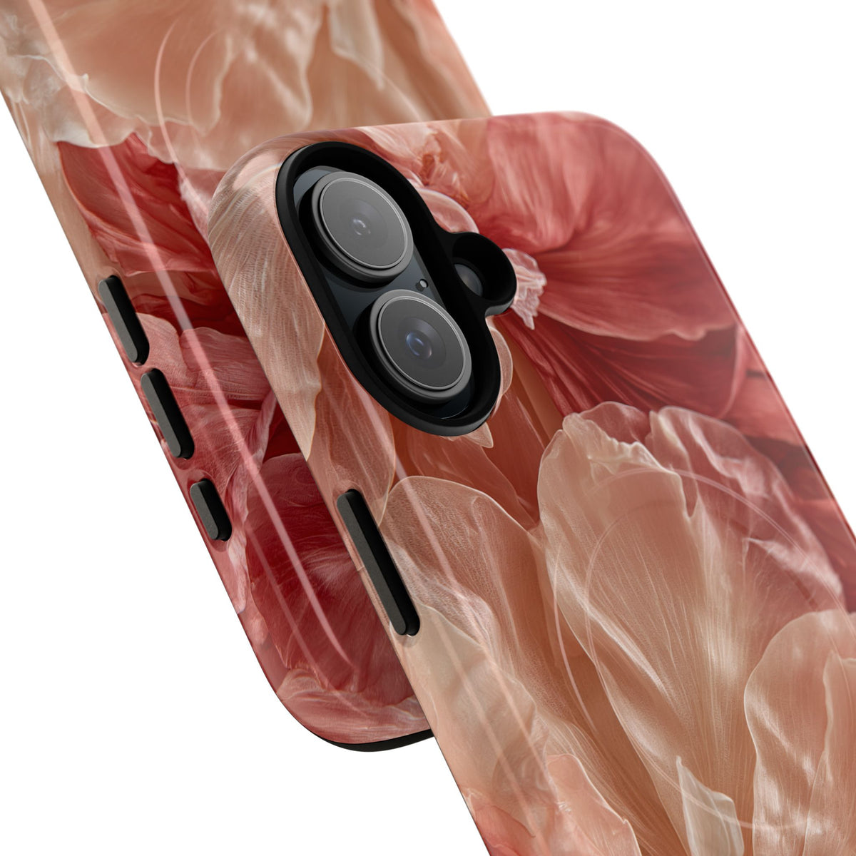 Blush Silk Bloom · Tough 2.0 Magnetic Phone Case for iPhone · Pink