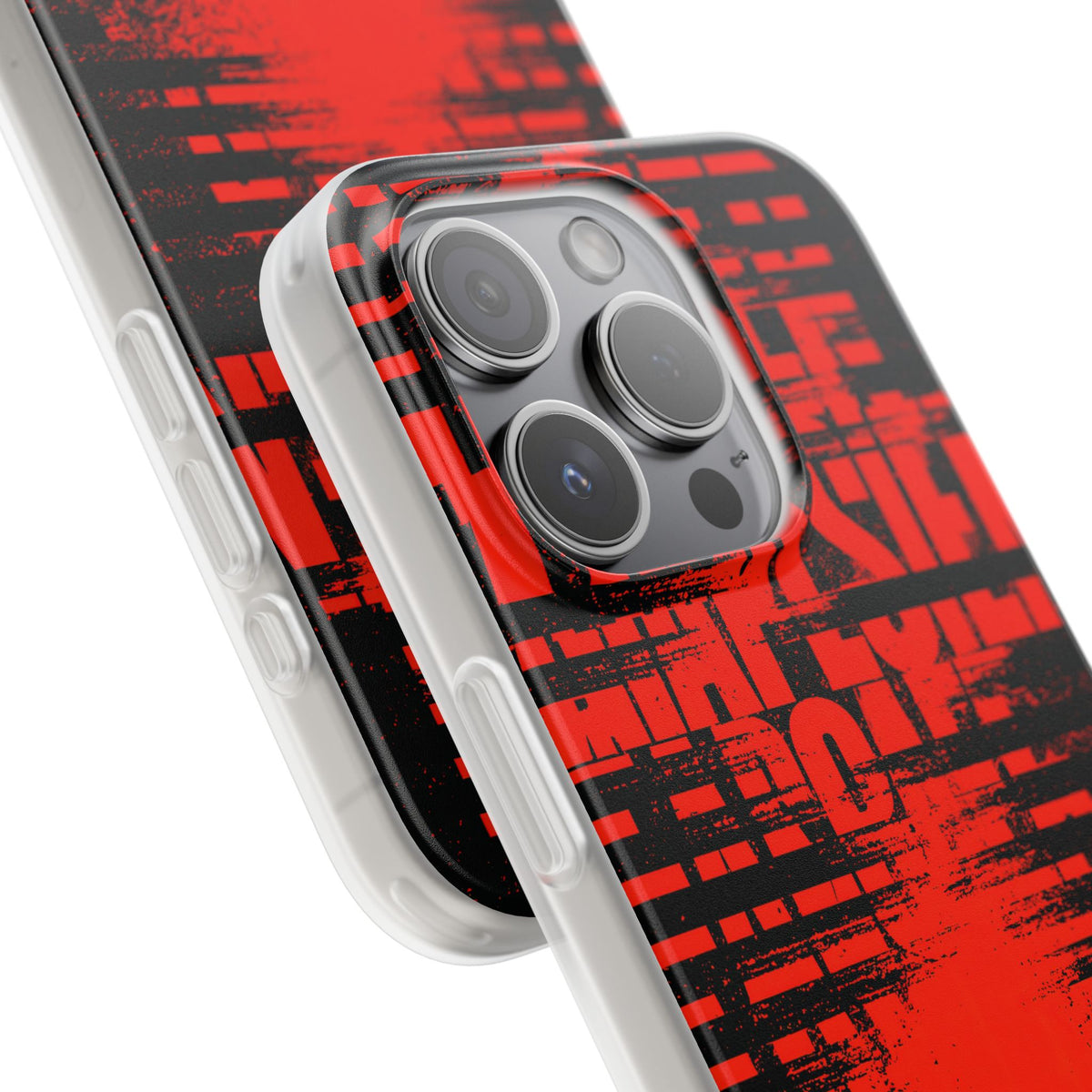 Crimson Redaction · Lite Phone Case for iPhone ·  Black