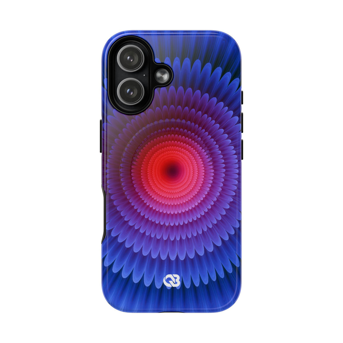 Radial Spectrum Bloom · Tough 2.0 Magnetic Phone Case for iPhone · Blue
