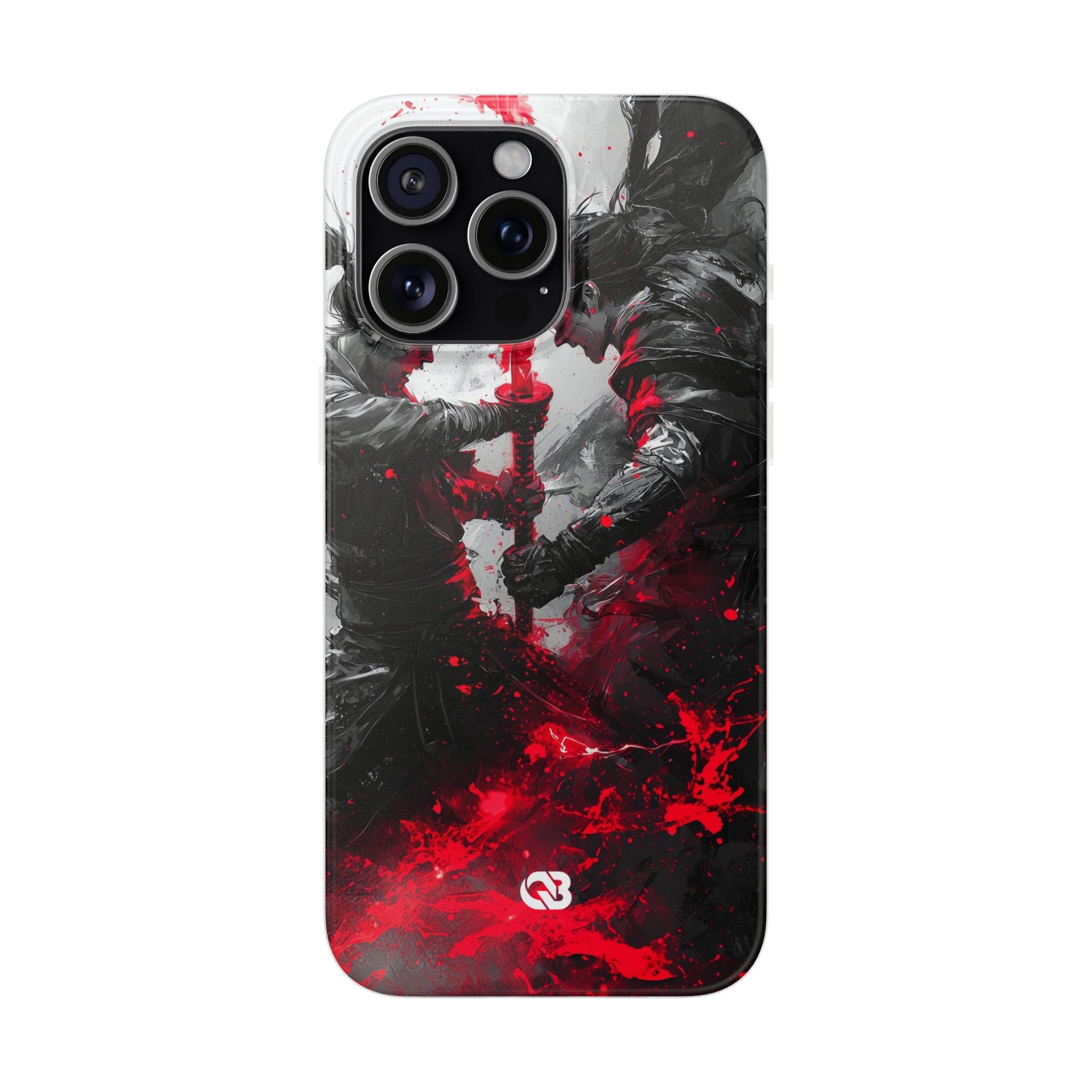 Shattered Crimson Duel · Soft Capa para iPhone