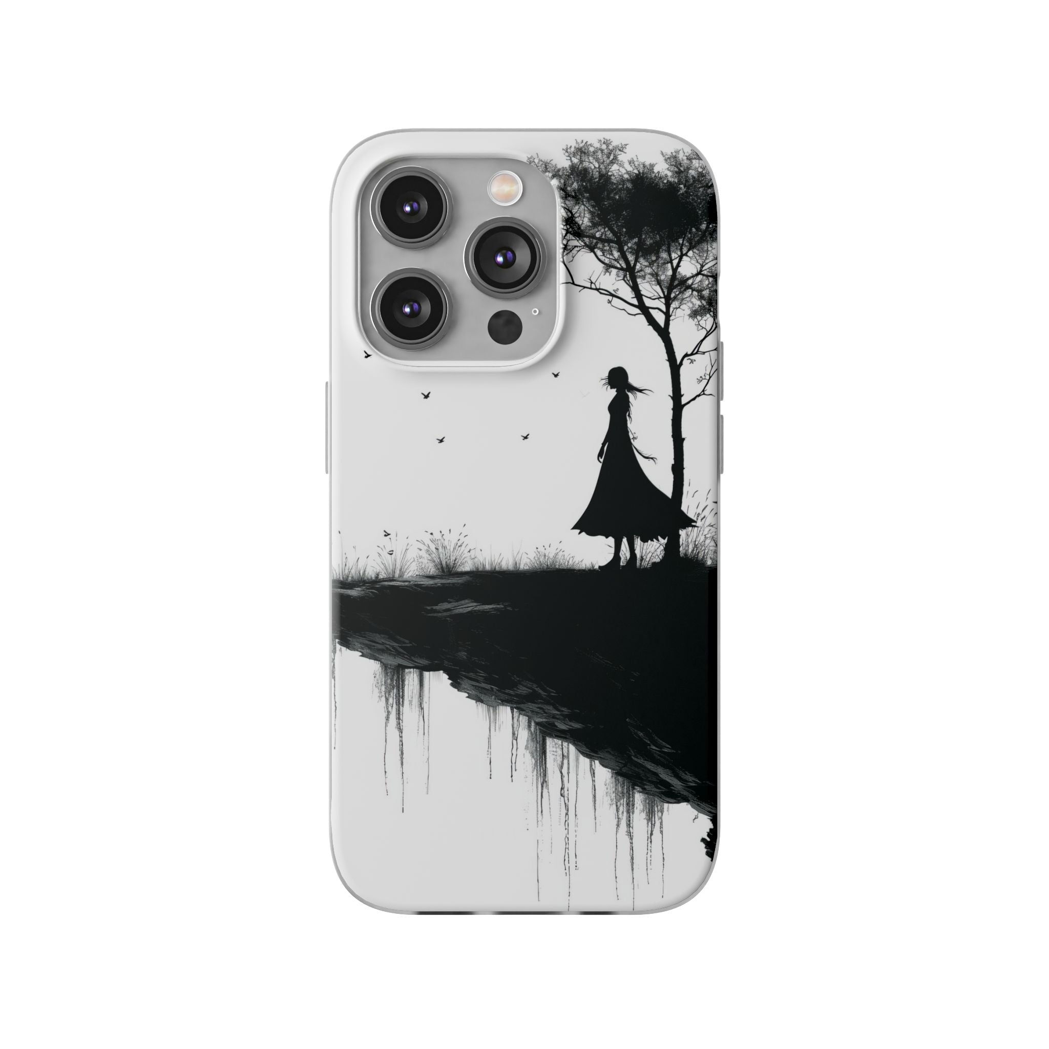 Cliffside Silhouette iPhone 14 Pro Case - Soft