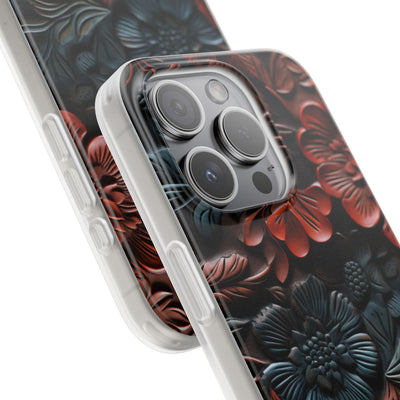 Carved Earth Bloom · Soft Phone Case for iPhone