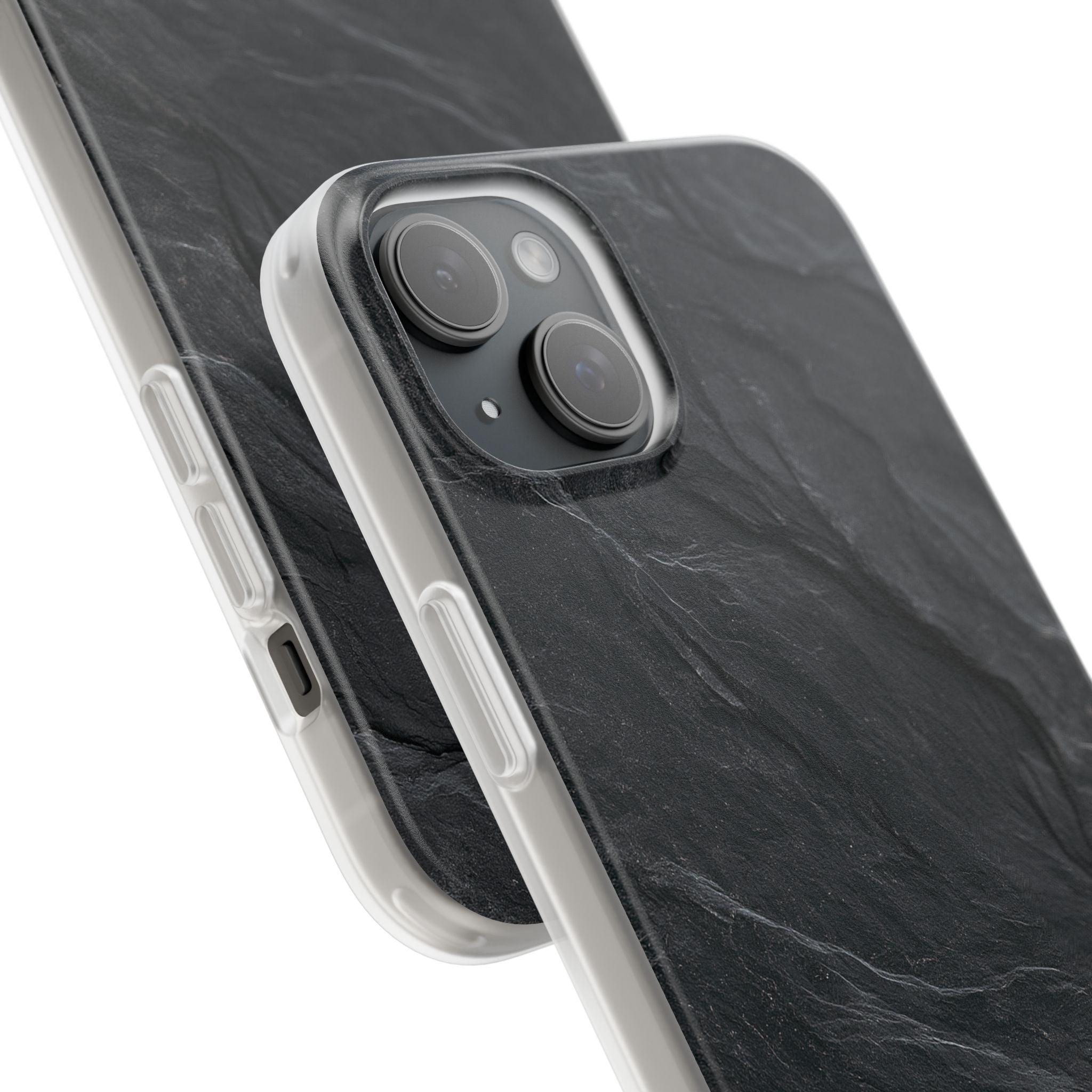 Black Lite Phone Case for iPhone - Midnight Slate Ridge