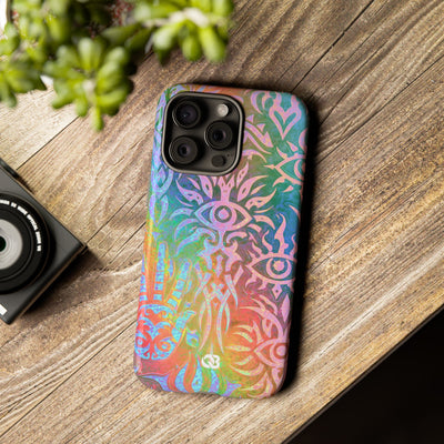 Chromatic Mystic Sigil · Tough Phone Case for iPhone · Blue