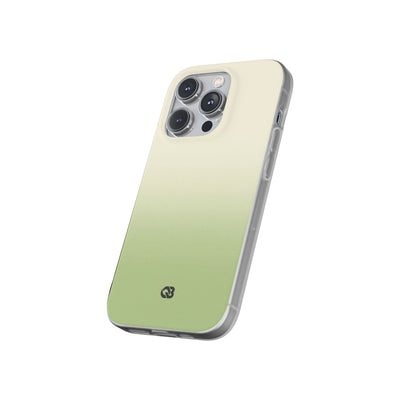 Green Lite Phone Case for iPhone - Bone Sage Fade
