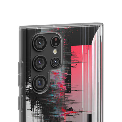 Black Lite Phone Case for Samsung - Crimson Data Leak
