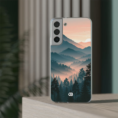 Teal Lite Phone Case for Samsung - Alpine Teal Horizon