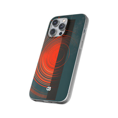 Teal Lite Phone Case for iPhone - Burnt Slate Radial