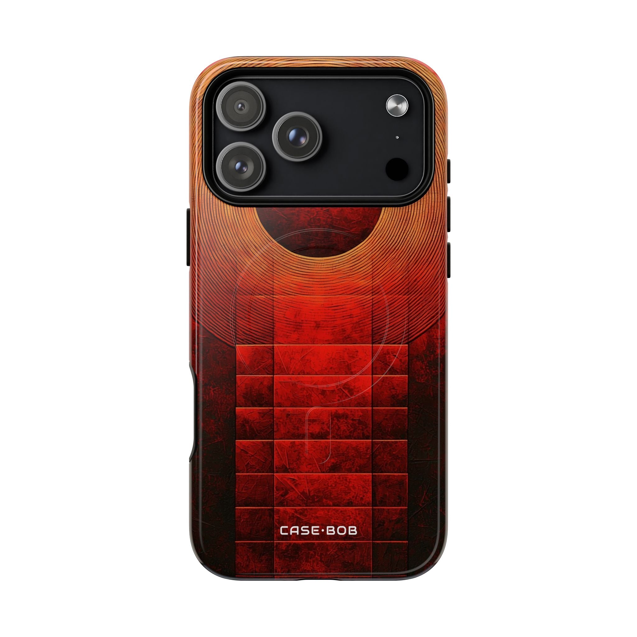 Crimson Orbit iPhone 17 Pro Max Case - Tough+ - CASE•BOB