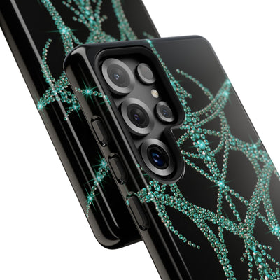 Teal Cyber Sigil · Tough Phone Case for Samsung · Teal