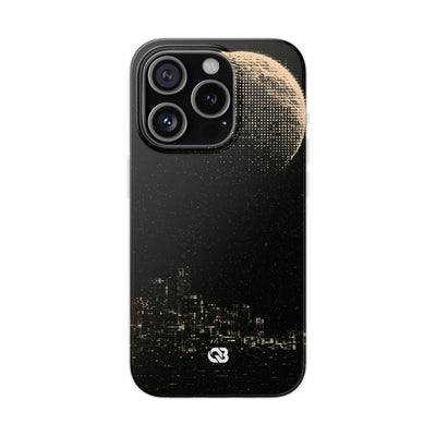 Lunar Metropolis Nocturne · Lite Phone Case for iPhone ·  Black
