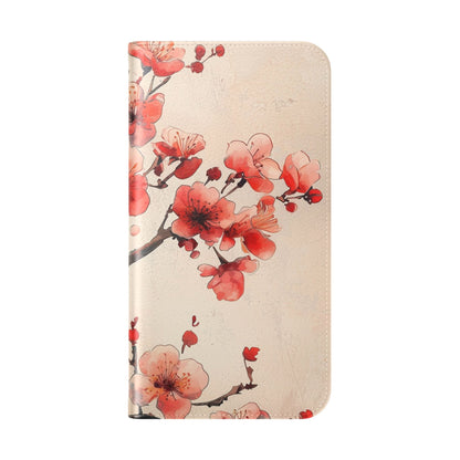 Cherry Blossom Breeze - iPhone 15 Pro Max Case - Wallet