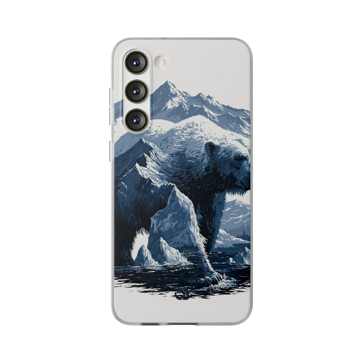 Fjord Summit Bear · Lite Phone Case for Samsung · Blue