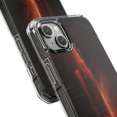Luminous Monolith · Clear Impact Magnetic Phone Case for iPhone · Black