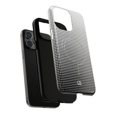 Black Tough 2.0 Magsafe Phone Case for iPhone - Obsidian Halftone Flux