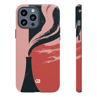 Crimson Horizon · Tough Phone Case for iPhone · Red