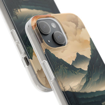 Summit River Dusk · Soft Phone Case for iPhone