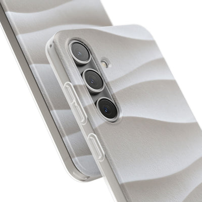 Sculpted Dune Relief · Lite Phone Case for Samsung · White