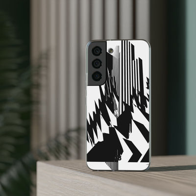 White Lite Phone Case for Samsung - Shattered Vector Spire