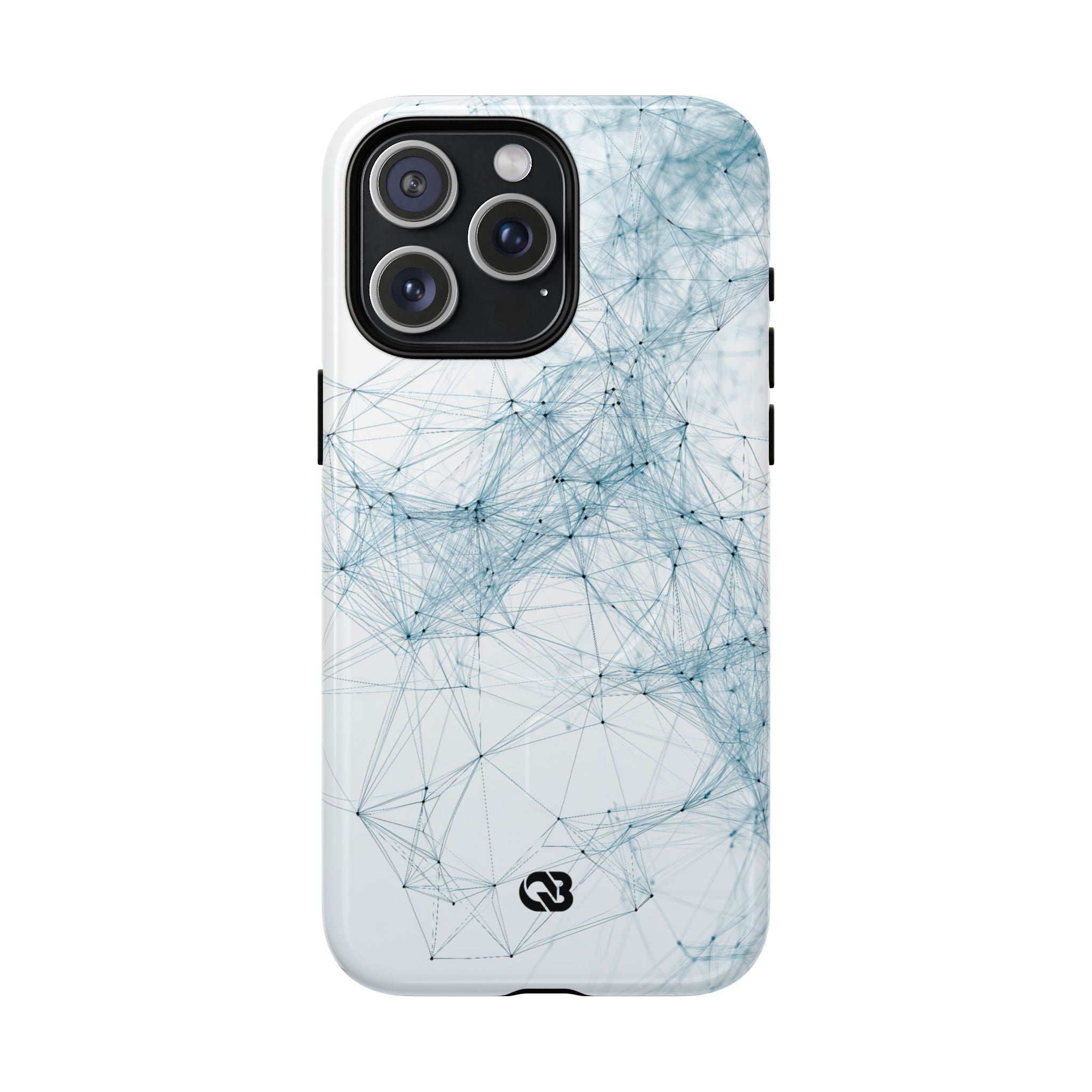 Blue Tough 2.0 Magsafe Phone Case for iPhone - Glacial Neural Web