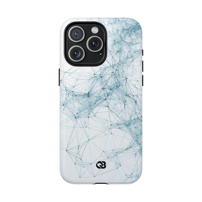 Blue Tough 2.0 Magsafe Phone Case for iPhone - Glacial Neural Web