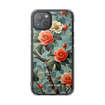 Coral Bloom iPhone 15 Plus Cover - Impact