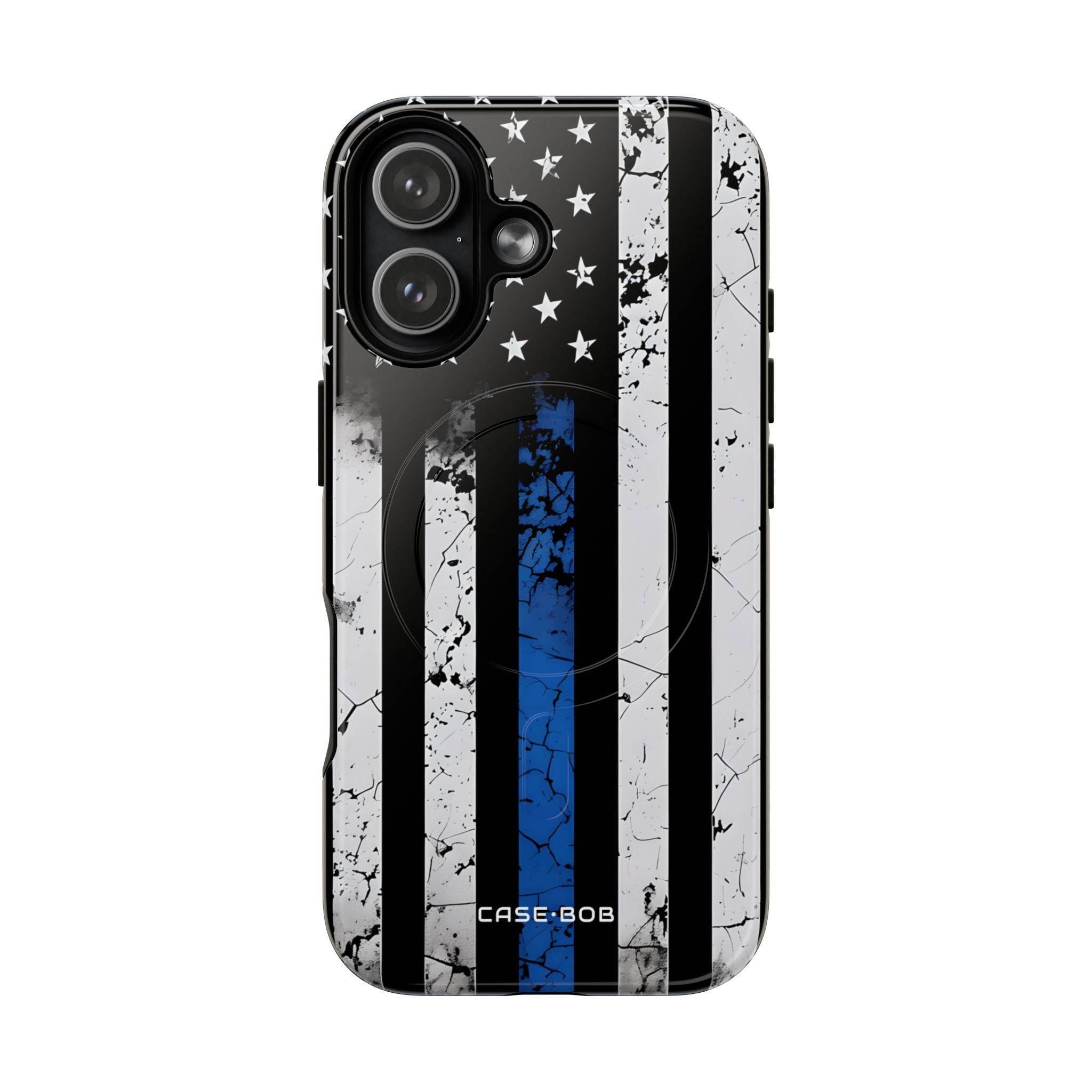 Blue Stripe Flag iPhone 17 Case - Tough+ - CASE•BOB