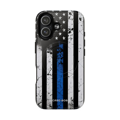 Blue Stripe Flag iPhone 17 Case - Tough+ - CASE•BOB