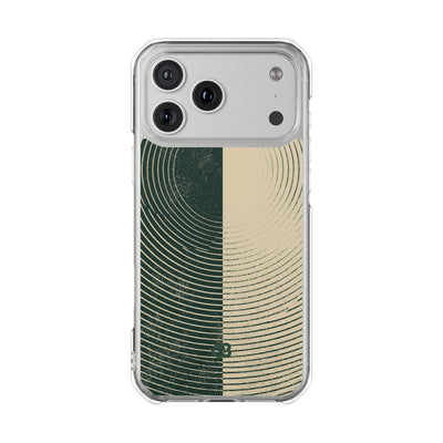 Green Impact MagSafe Phone Case for iPhone - Evergreen Split Grain