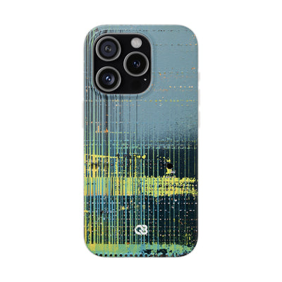 Acid Raster Circuit · Lite Phone Case for iPhone ·  Teal