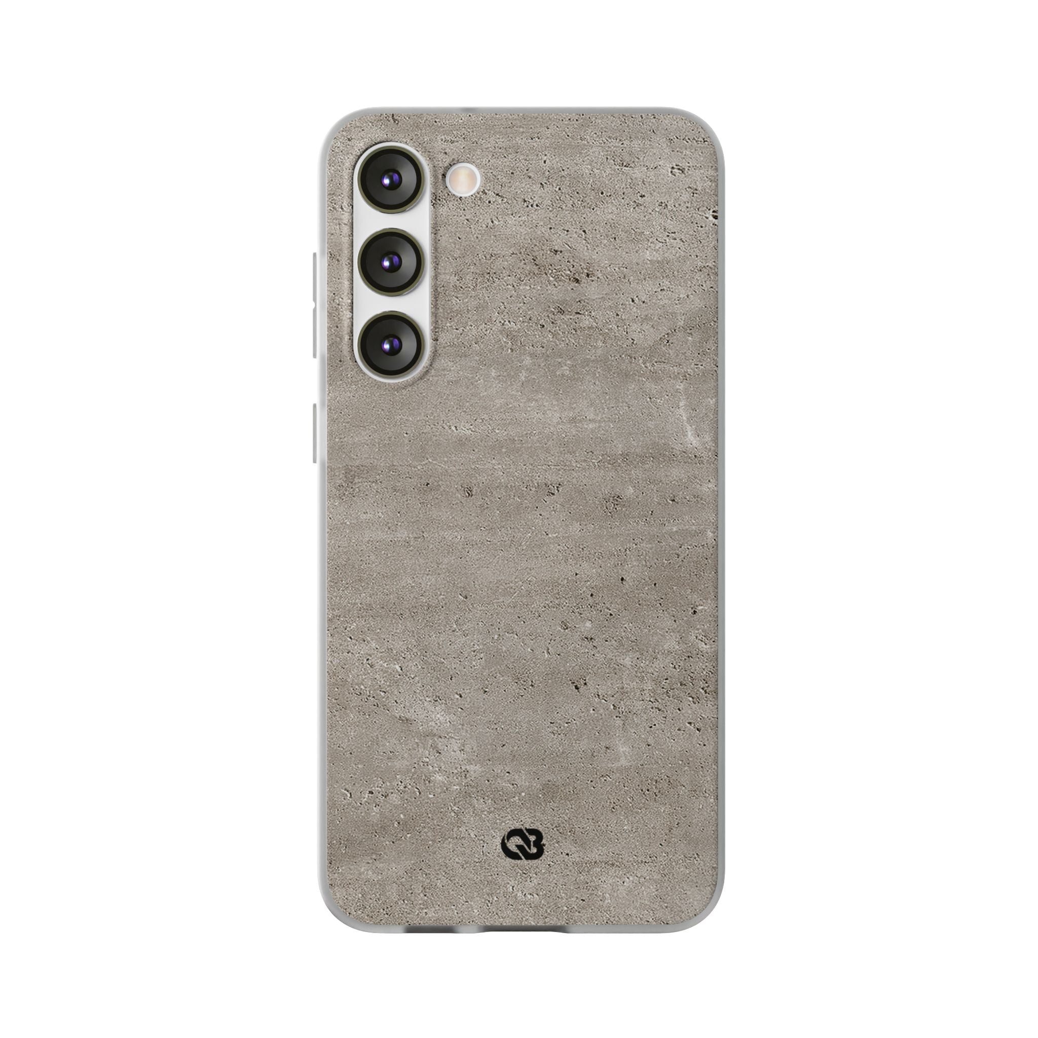 Grey Lite Phone Case for Samsung - Brutalist Stone Grit