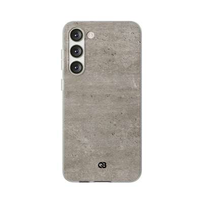 Grey Lite Phone Case for Samsung - Brutalist Stone Grit