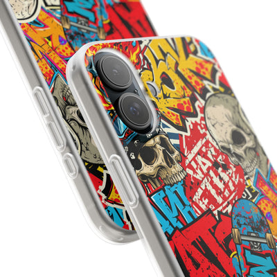 Skate Skull Riot · Lite Phone Case for iPhone ·  Red