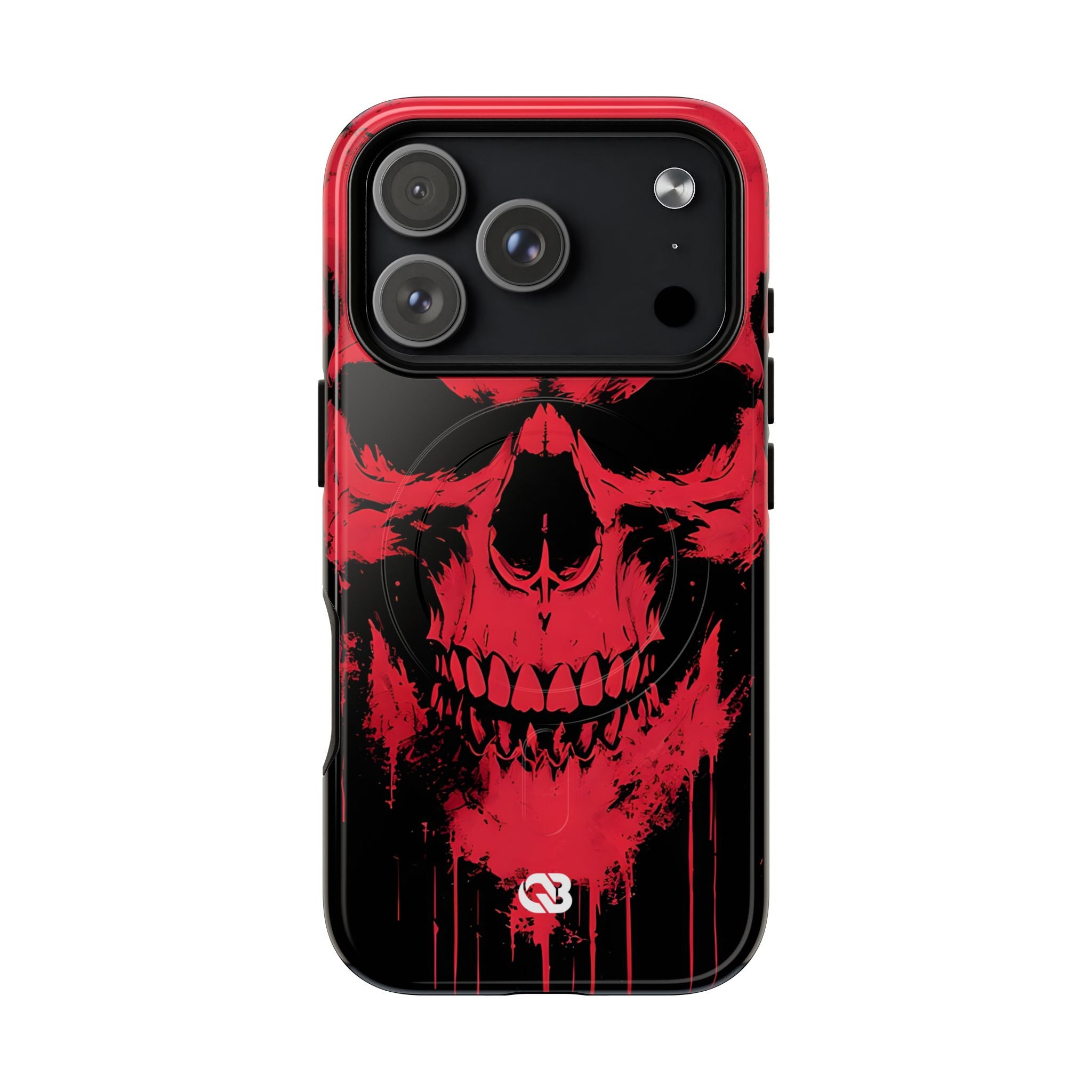 Crimson Street Skull · Tough+ Magsafe
