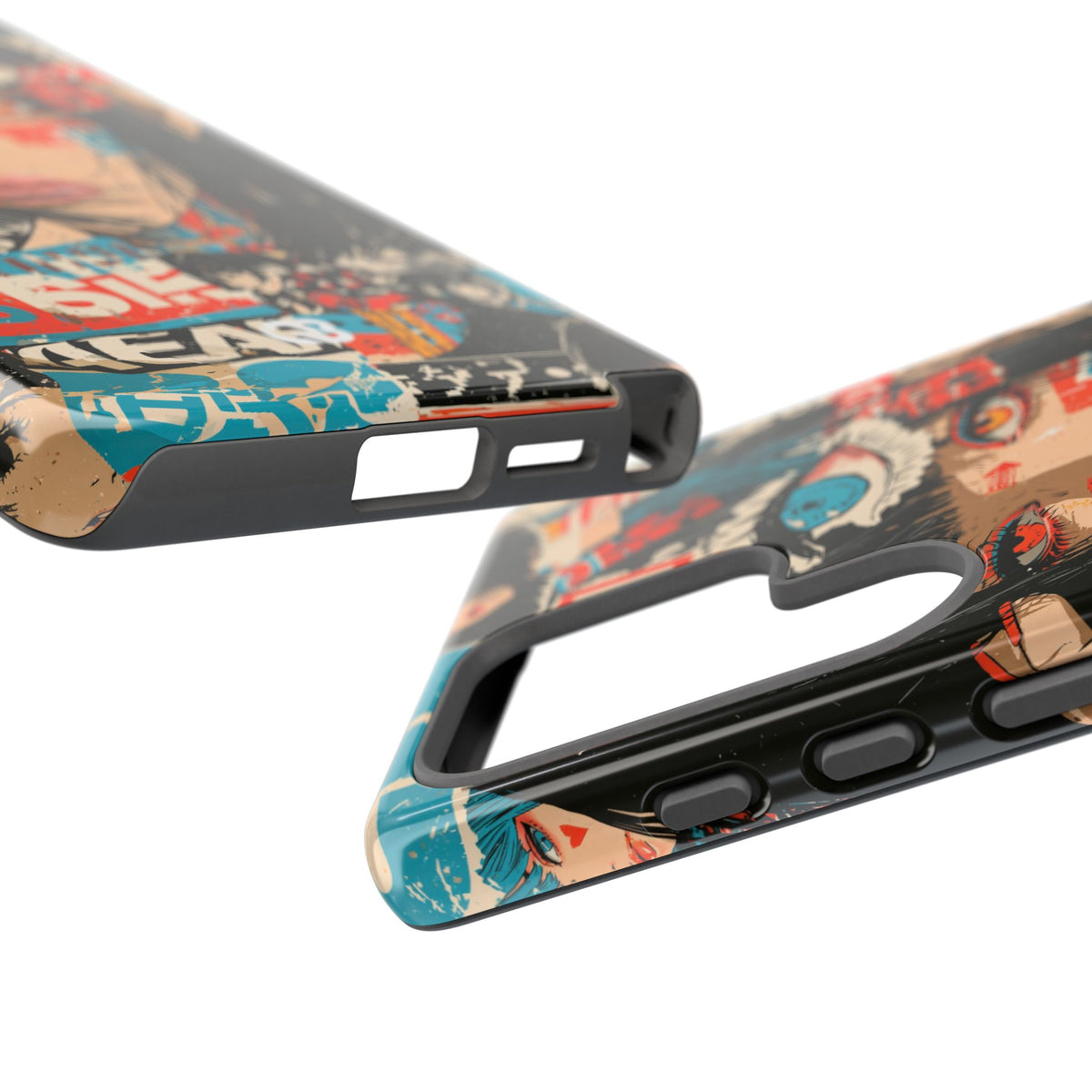 Shibuya Street Collage · Tough Phone Case for Samsung · Red