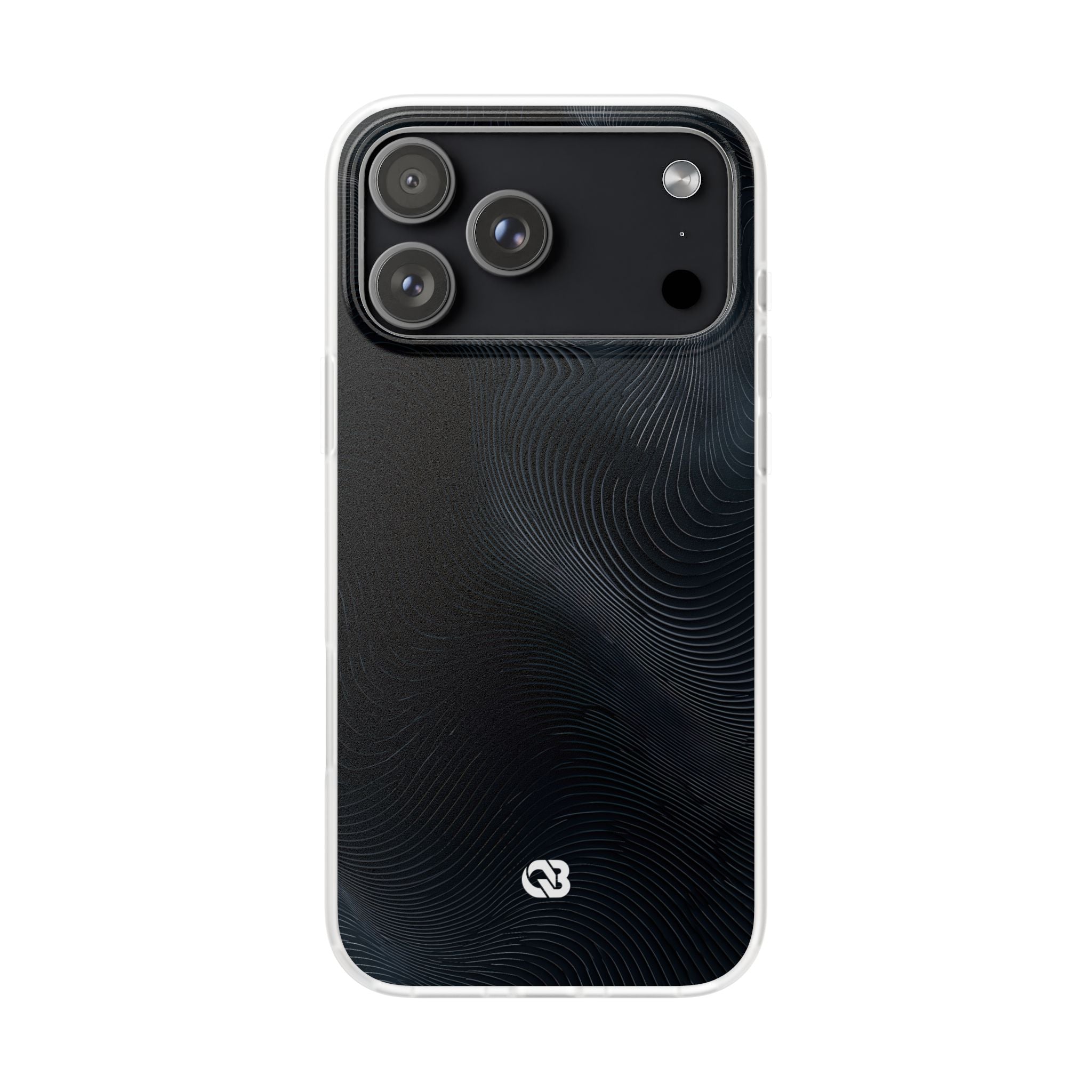 Black Lite Phone Case for iPhone - Obsidian Ridge Flux