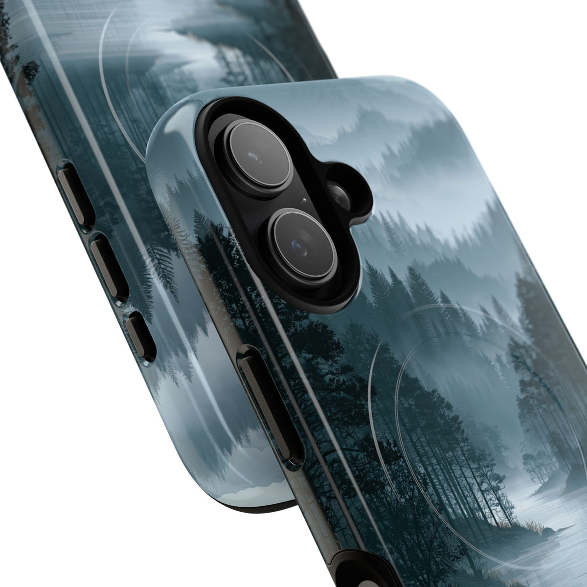 Silent Nordic Fjord · Tough 2.0 Magnetic Phone Case for iPhone · Blue