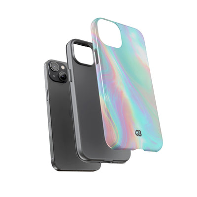 Prismatic Liquid Light · Tough Phone Case for iPhone · Teal
