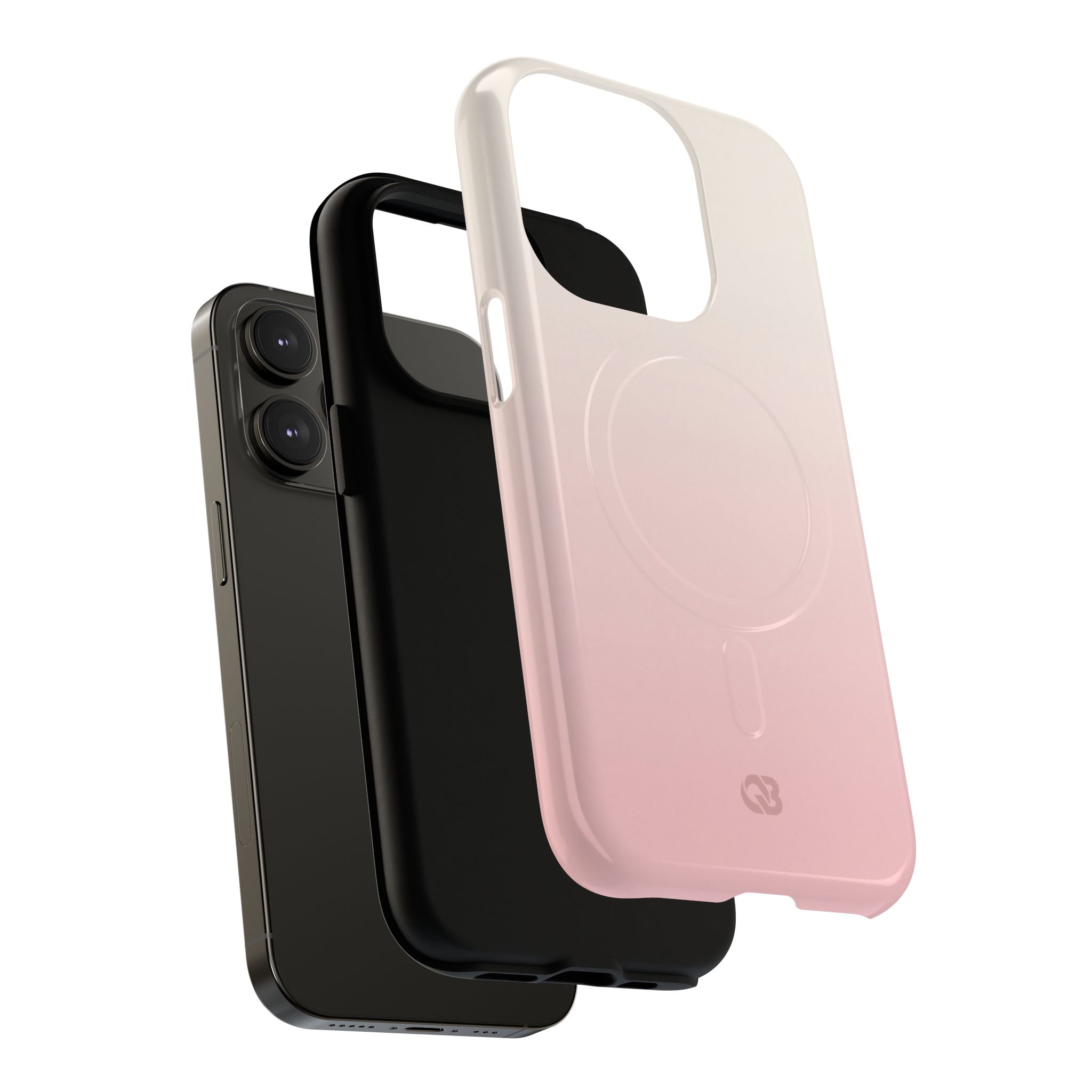 Pink Tough 2.0 Magsafe Phone Case for iPhone - Frosted Blush Horizon