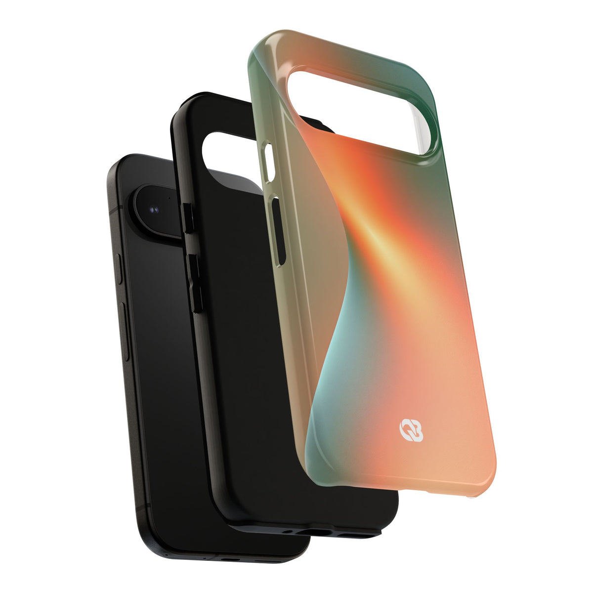 Radiant Contour · Tough Phone Case for Pixel ·  Orange