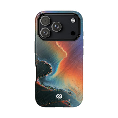 Prismatic Aura Shift · Tough Phone Case for iPhone · Blue