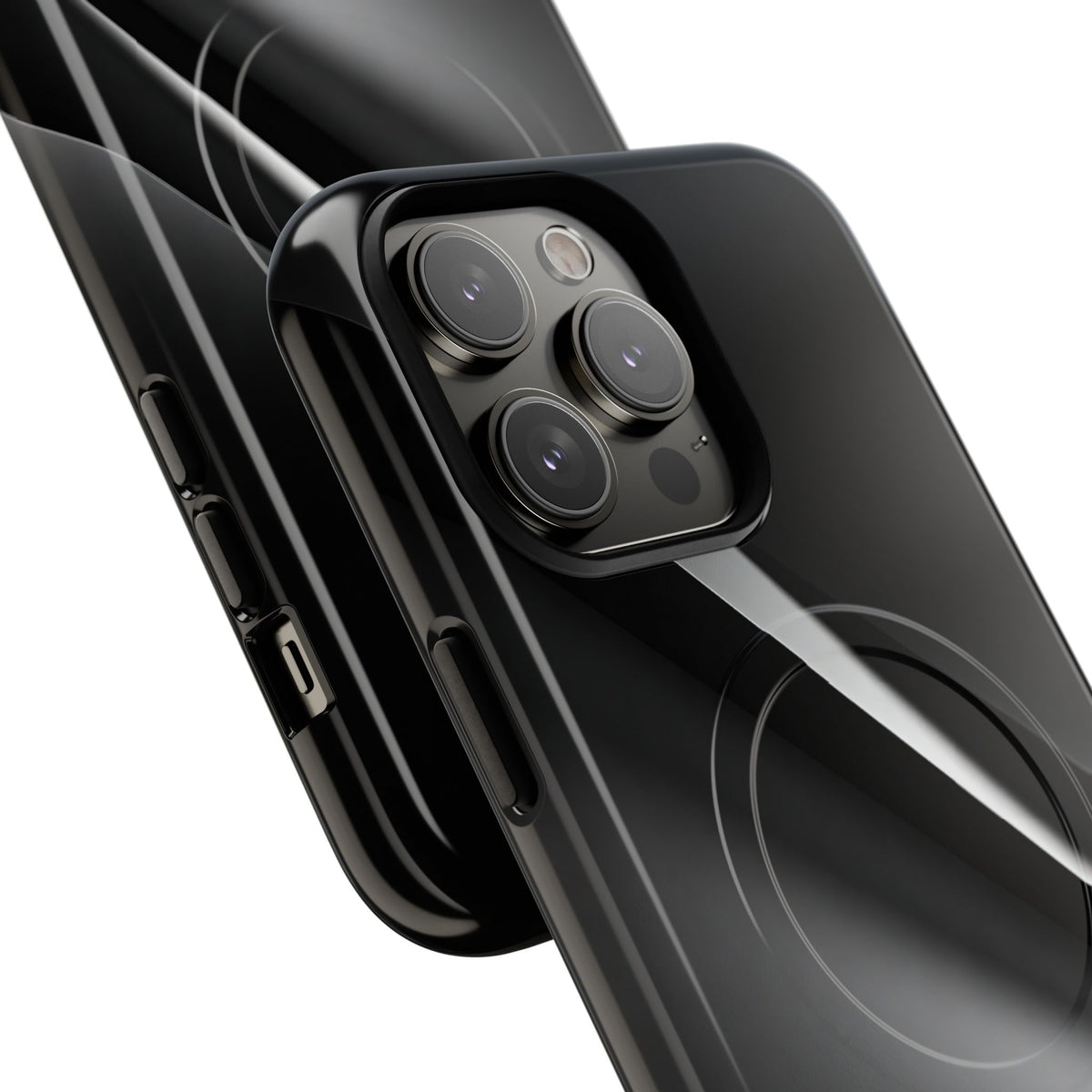 Obsidian Ridge · Tough 2.0 Magnetic Phone Case for iPhone · Black