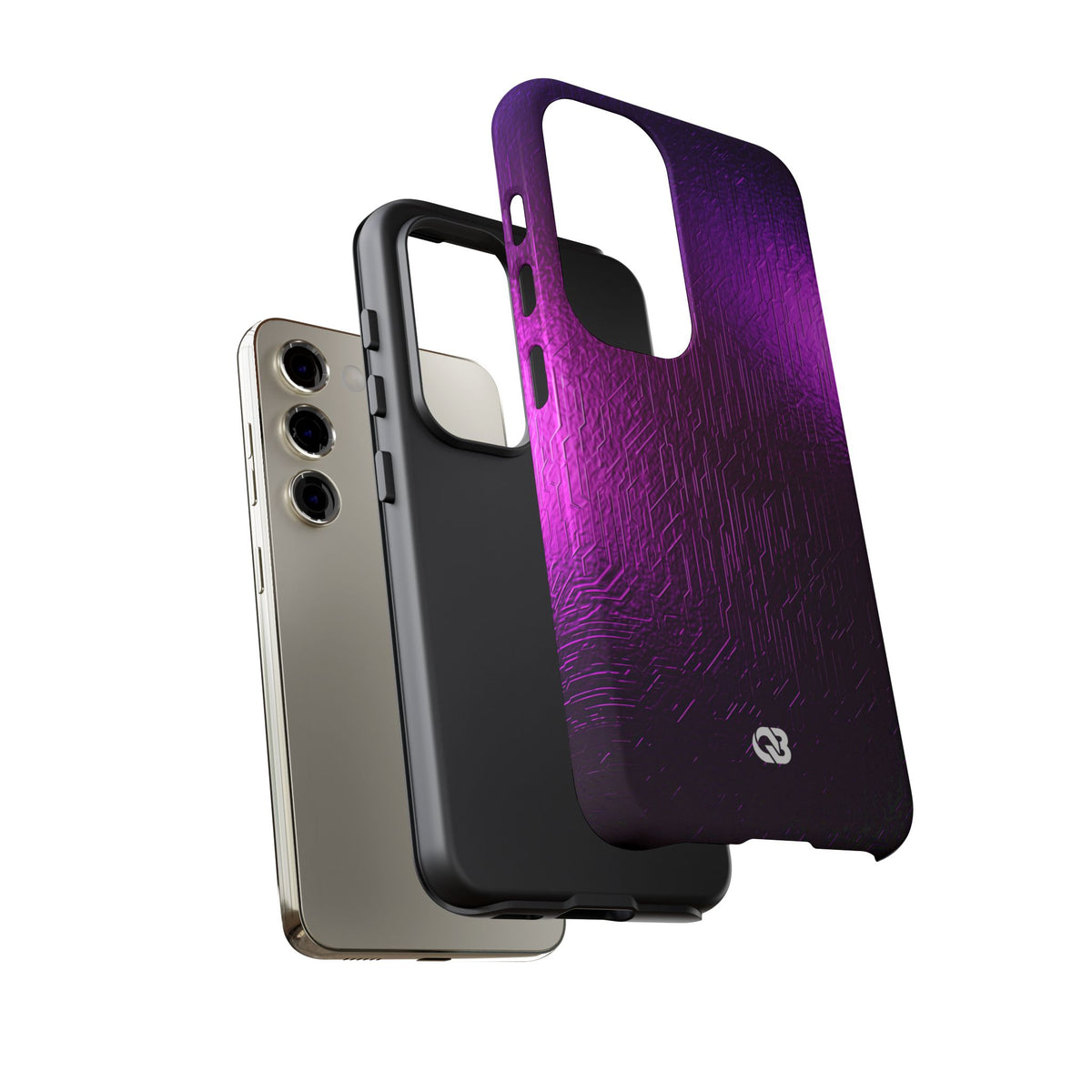 Violet Cyber Circuit · Tough Phone Case for Samsung · Purple