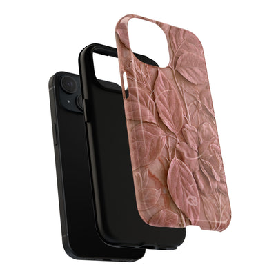 Blush Rose Relief · Tough 2.0 Magnetic Phone Case for iPhone · Pink