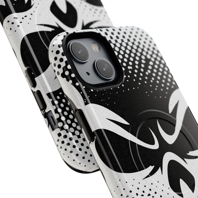 Phantom Halftone · Tough 2.0 Magnetic Phone Case for iPhone · Black