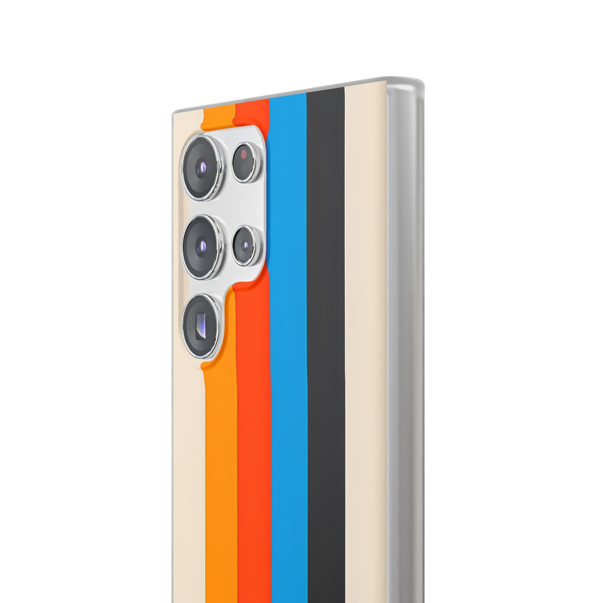 Retro Racing Stripes · Soft Handyhülle für Samsung